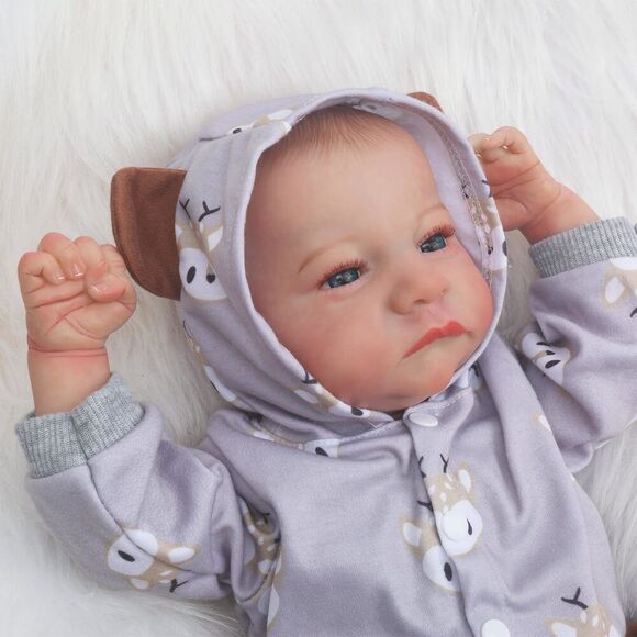 Wooroy Reborn Baby Dolls Boy - 17 Inch Anatomically Correct Realistic Newborn D - Picture 5 of 15